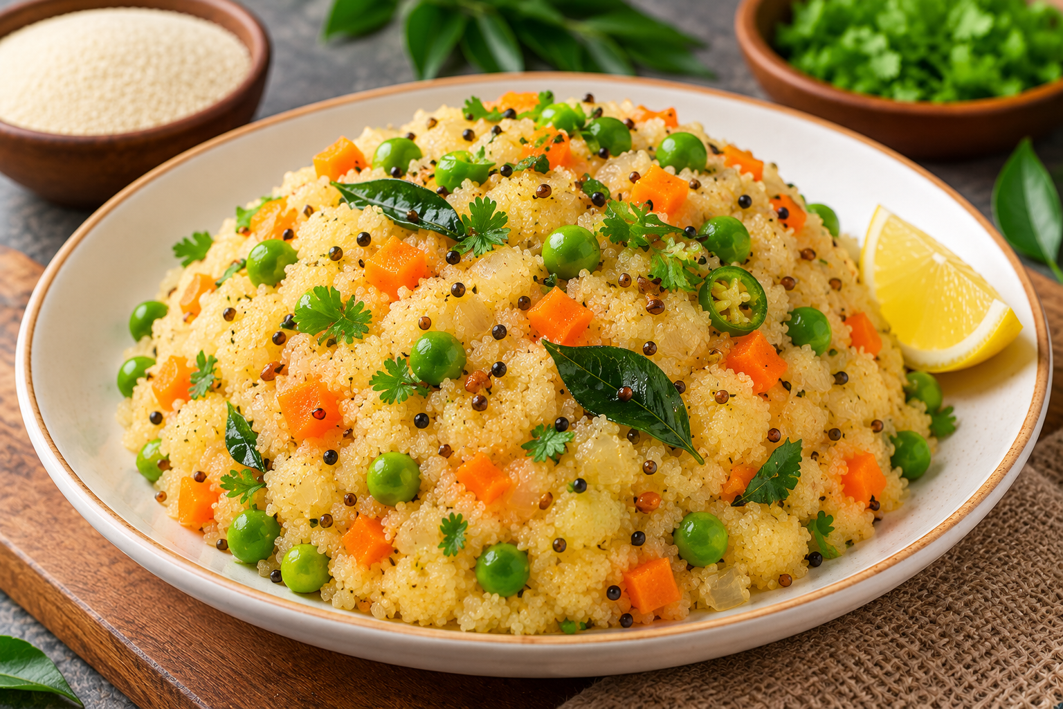 Suji Upma (Rava Upma)