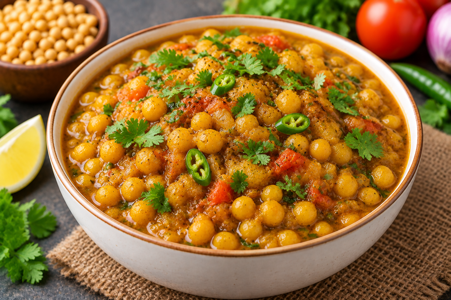Bengali style Ghugni